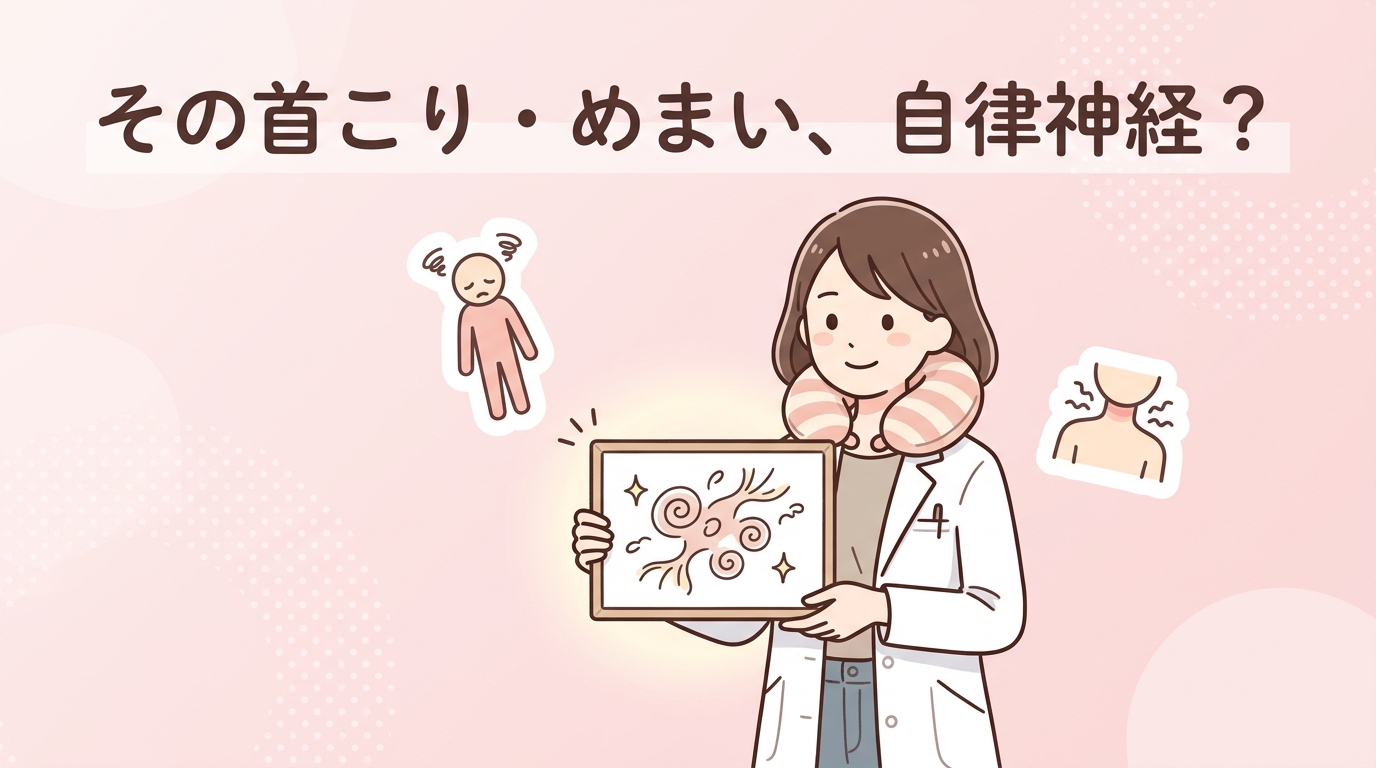 首こりとめまいは自律神経が原因？