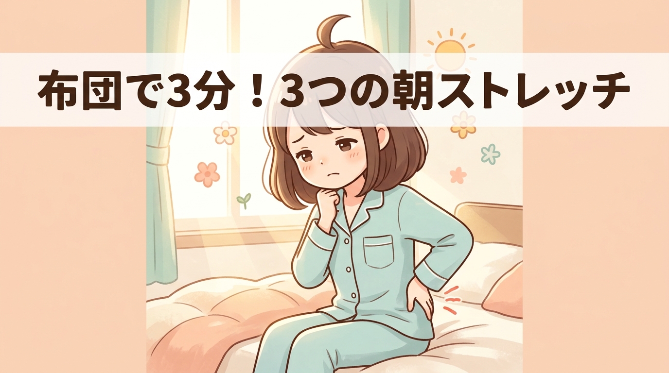 朝起きた瞬間に試したい3つのストレッチ